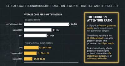Cost Per Graft: US and Global Benchmarks Compared